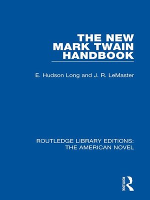 cover image of The New Mark Twain Handbook